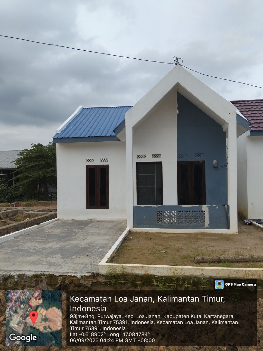 foto tampak rumah tipe 36 perumahan Perum Dwi Pratama Residence