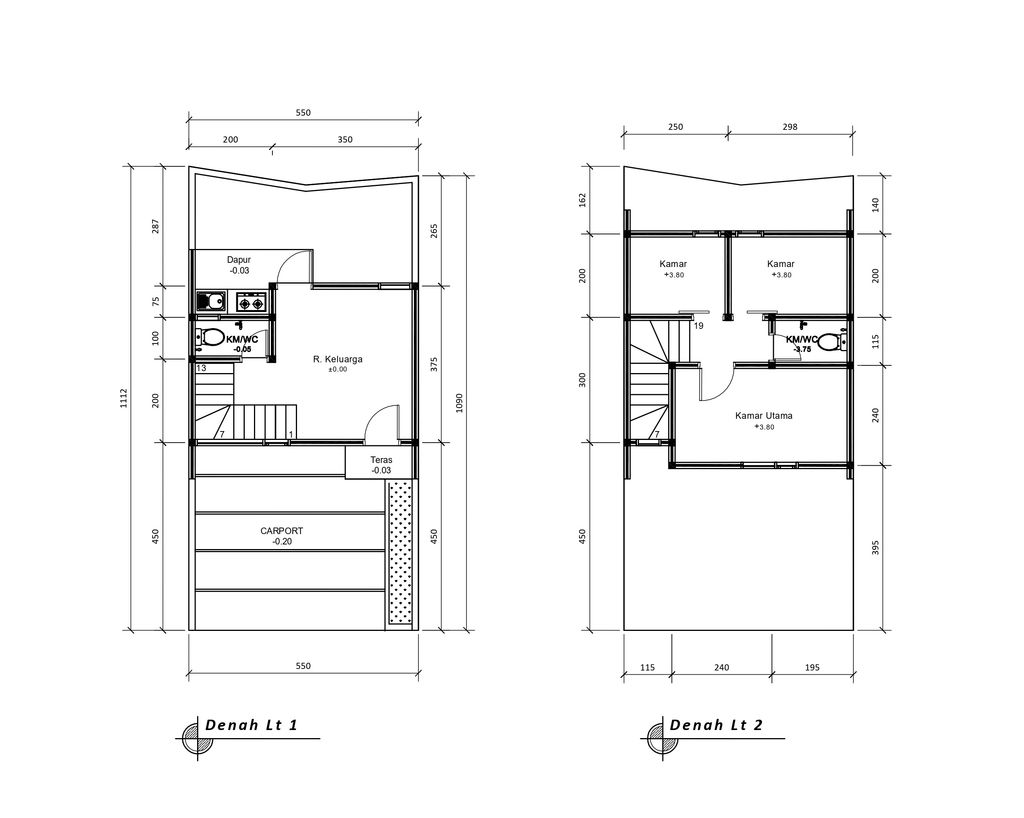 foto denah rumah tipe 50 Compact (3 Kamar) High Ceiling (402) perumahan G-Land Katapang Residence 1