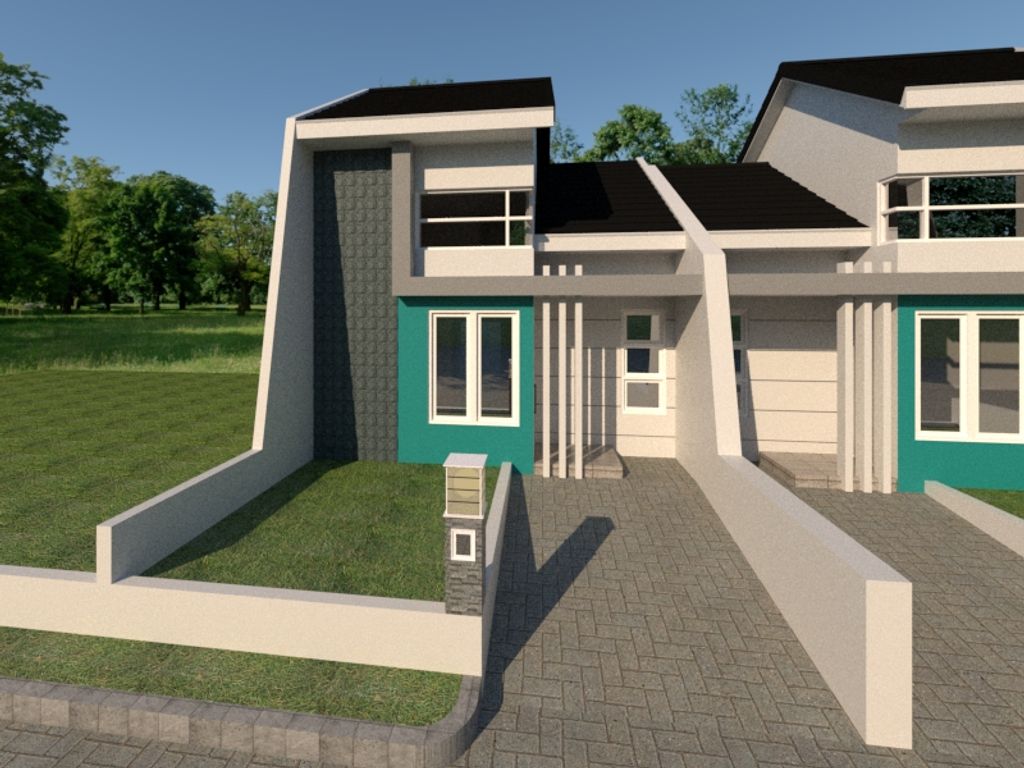 foto tampak rumah tipe KHAYLA perumahan LA DIVA GREEN HILL