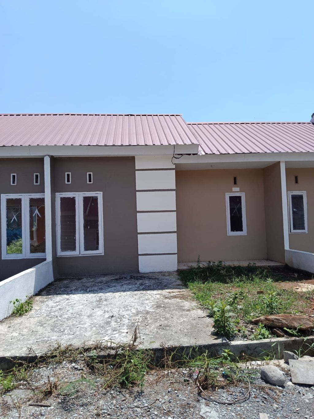 foto tampak rumah tipe 25 perumahan GRAND SULAWESI BONTOMARANNU TAHAP 2