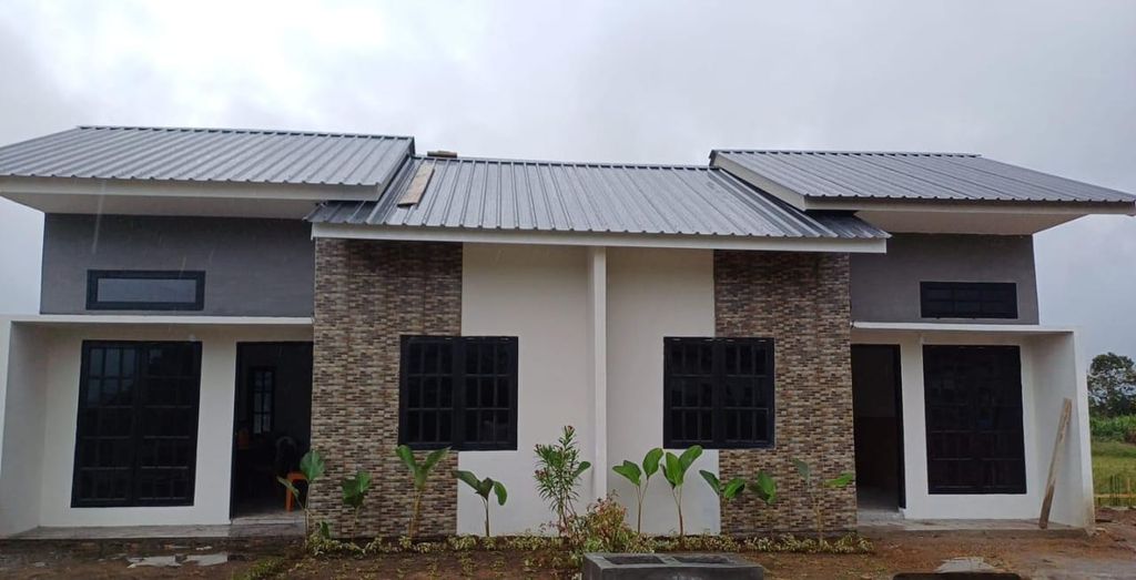 foto tampak rumah tipe 36/98 perumahan ISMARA RESIDENCE