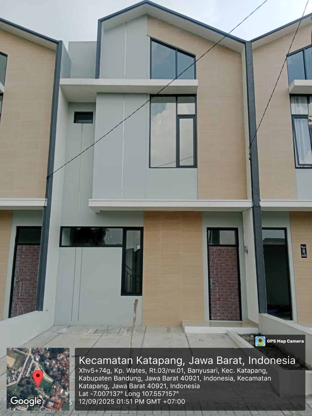 foto tampak rumah tipe 50 Compact (3 Kamar) High Ceiling (402) perumahan G-Land Katapang Residence 1
