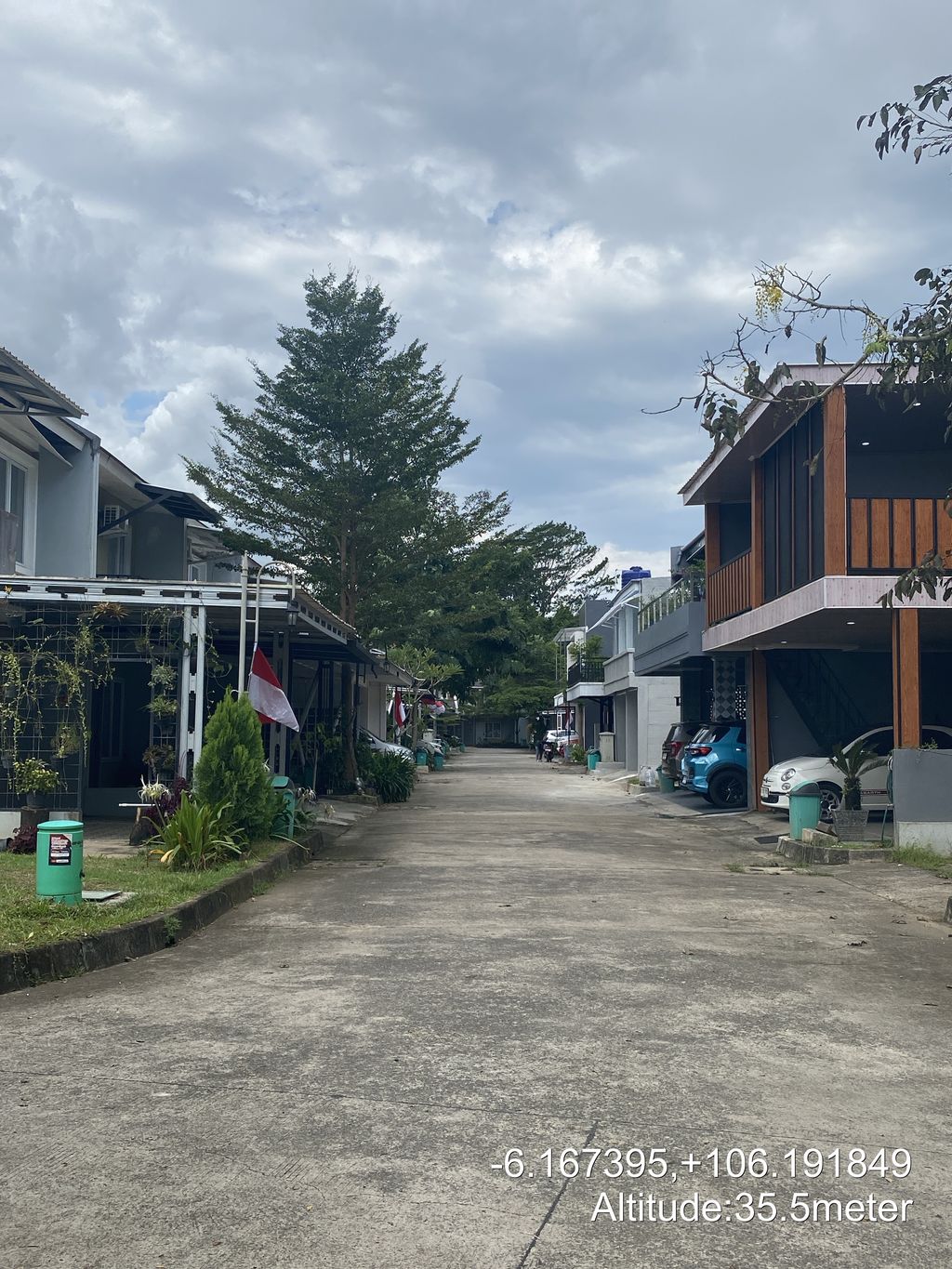 foto posisi tengah perumahan PRIME POINT