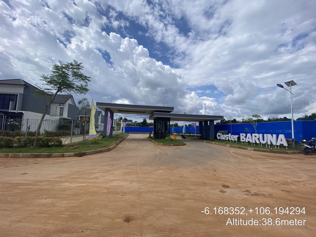 foto gerbang perumahan PRIME POINT BARUNA