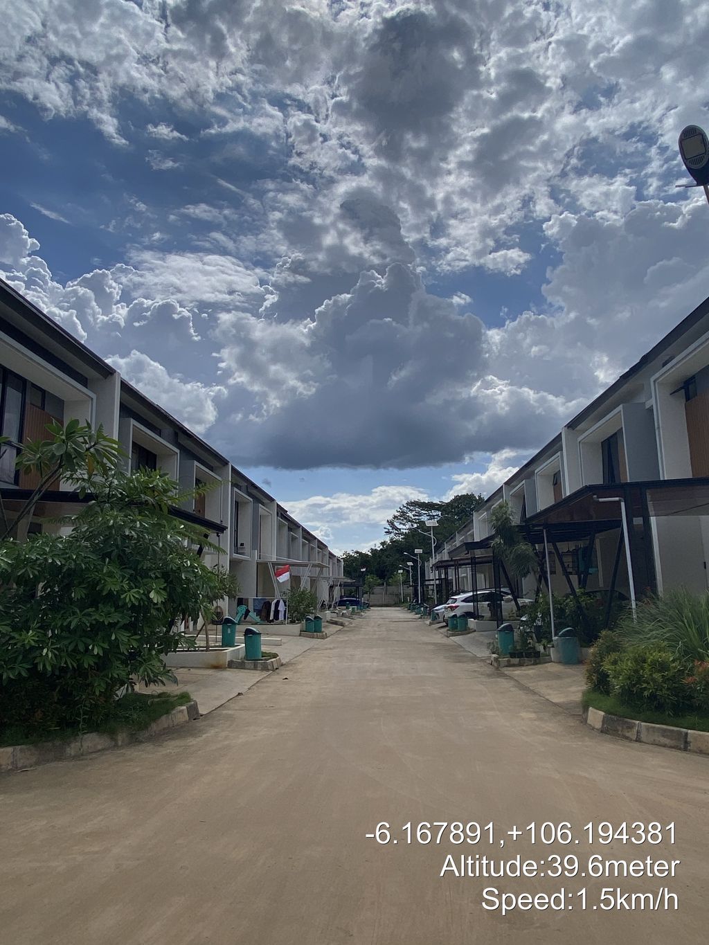 foto posisi tengah perumahan PRIME POINT BARUNA