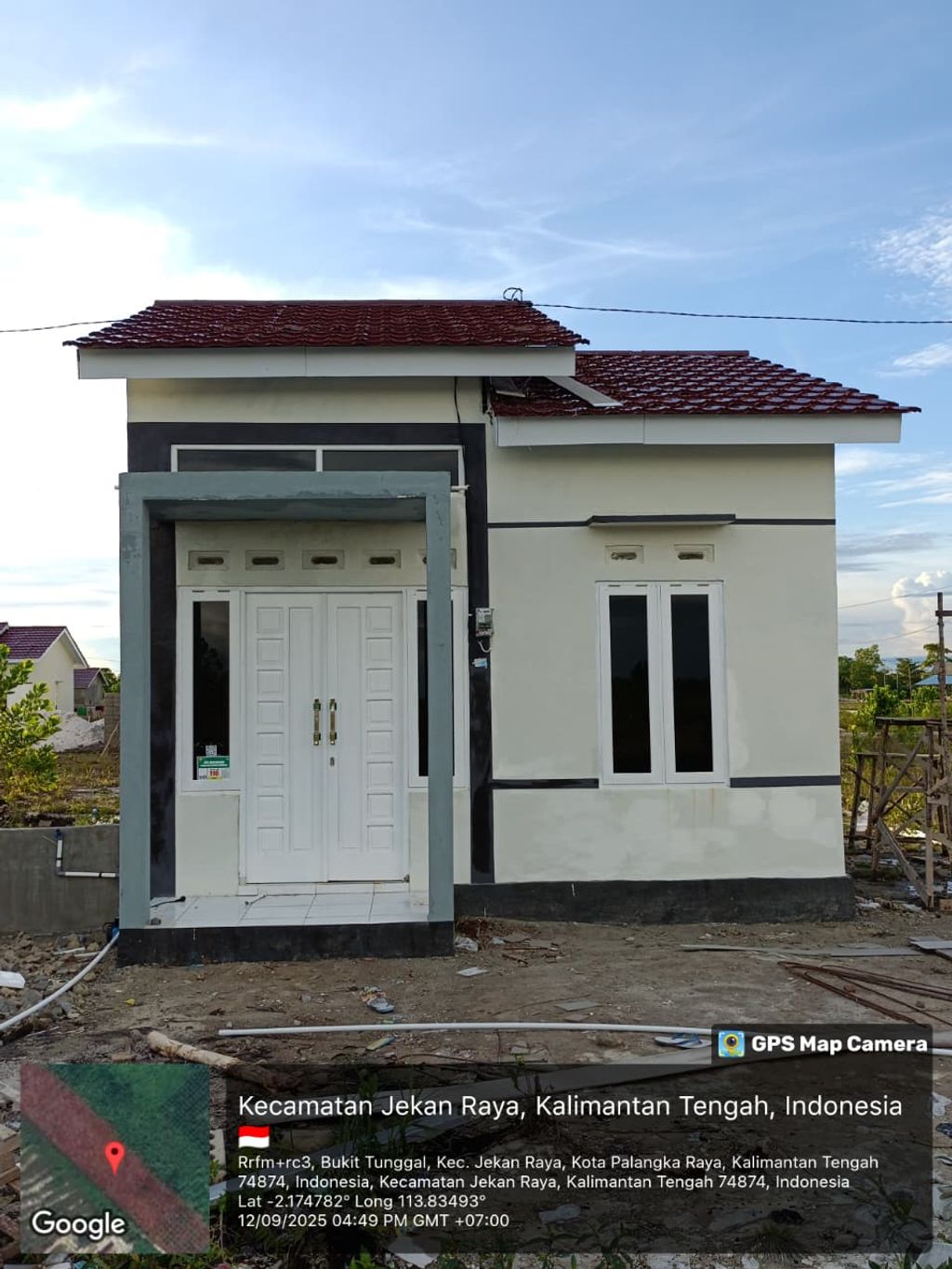 foto tampak rumah tipe 36 perumahan BAGAS BAHALAP RESIDENCE