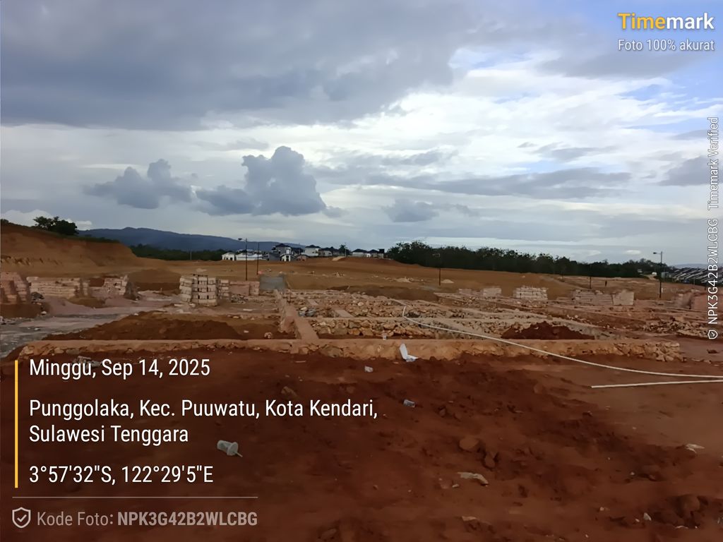 foto posisi tengah perumahan PERUMAHAN A99 CORP LAND TAHAP 4