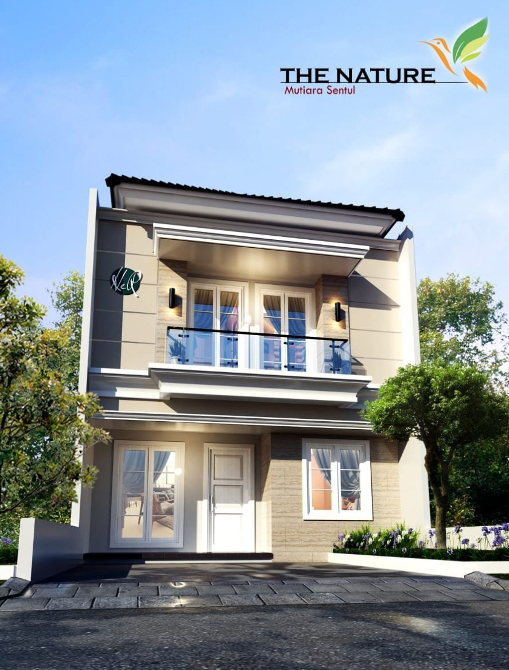 foto tampak rumah tipe CD-3 perumahan Mutiara Sentul