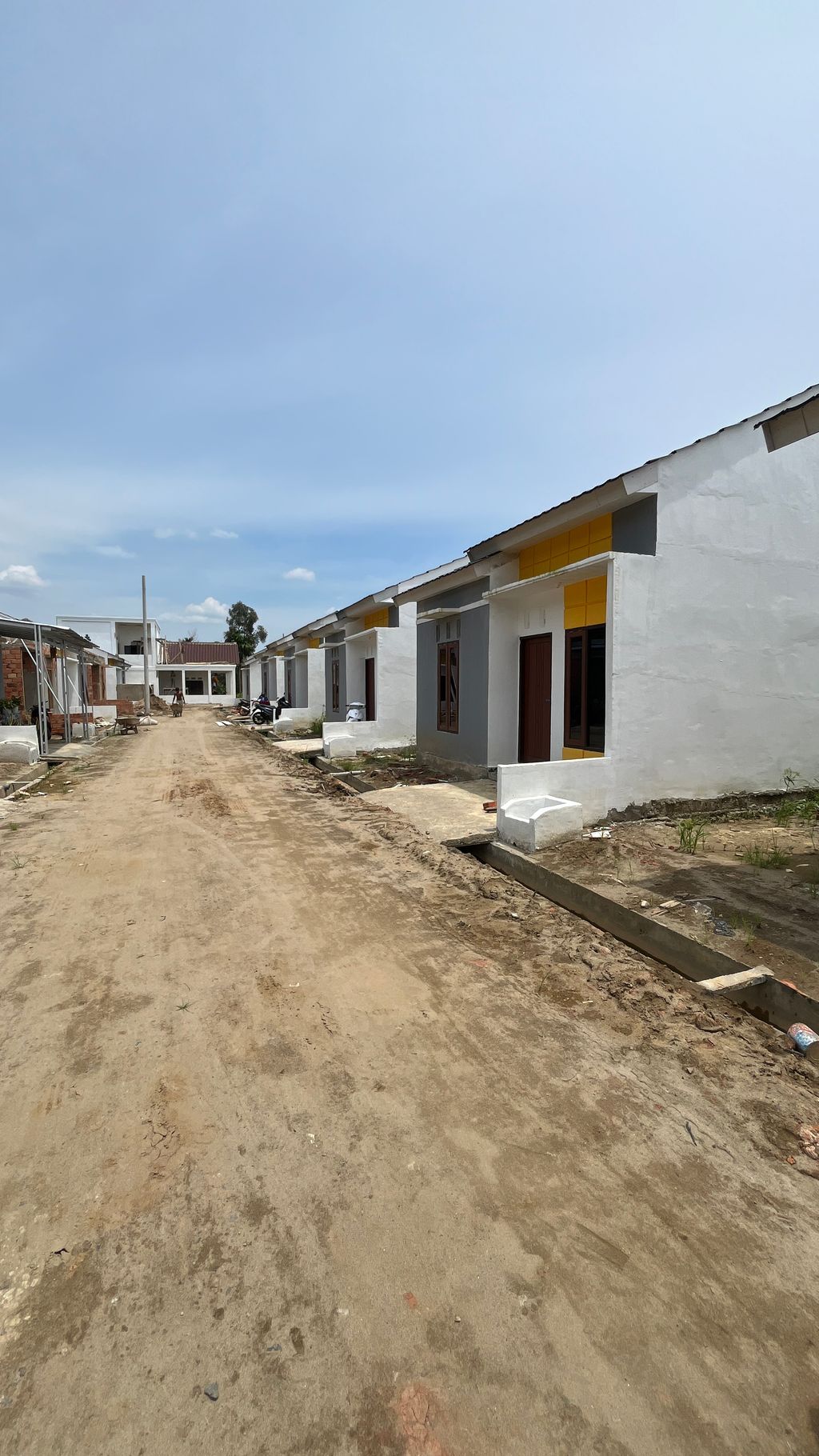 foto posisi tengah perumahan Griya Mutiara Residence 3 Pengembangan