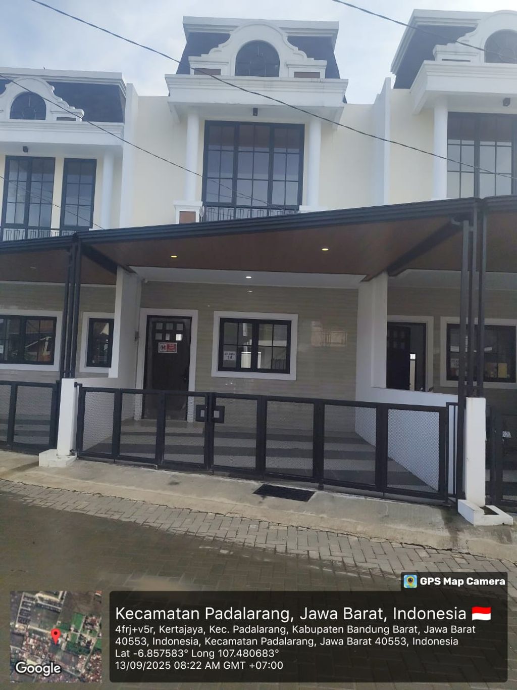 foto tampak rumah tipe 60 Compact Classic Athena (3KT) (2KM) (610) perumahan G-Land Padalarang Estate