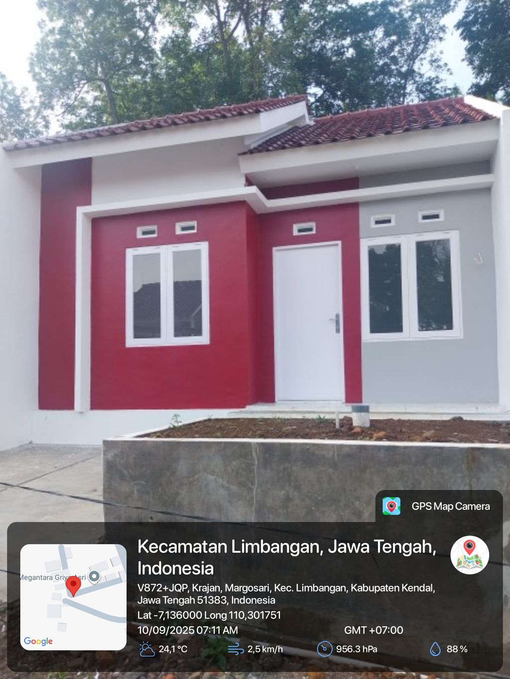 foto tampak rumah tipe 27 perumahan ANINDHA GARDEN
