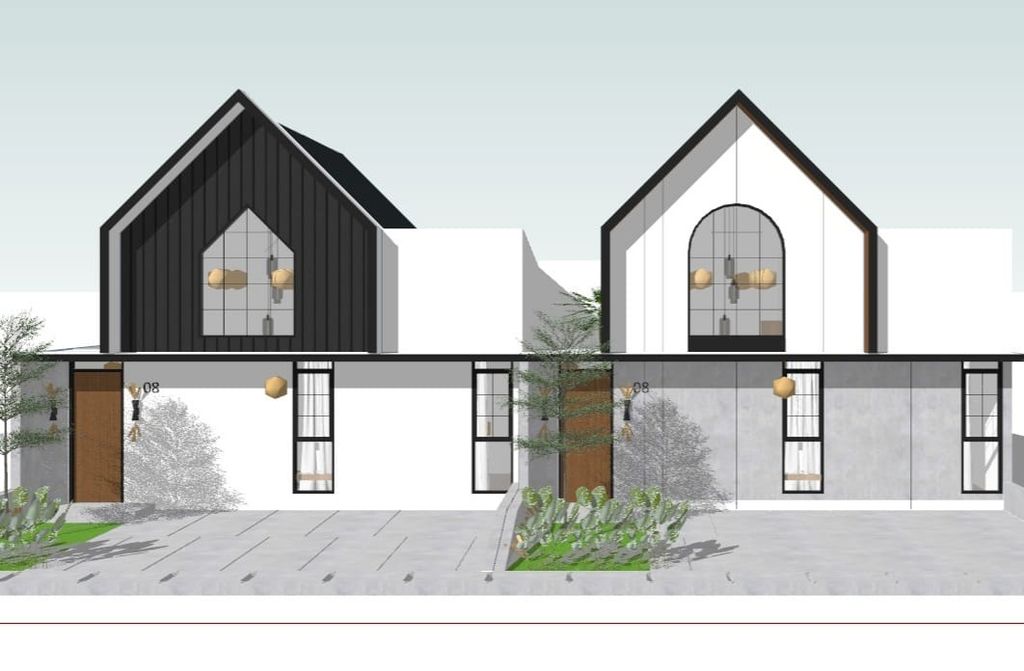 foto tampak rumah tipe 54/120 perumahan Cluster Nirwana Samesta Surodinawan Perumnas