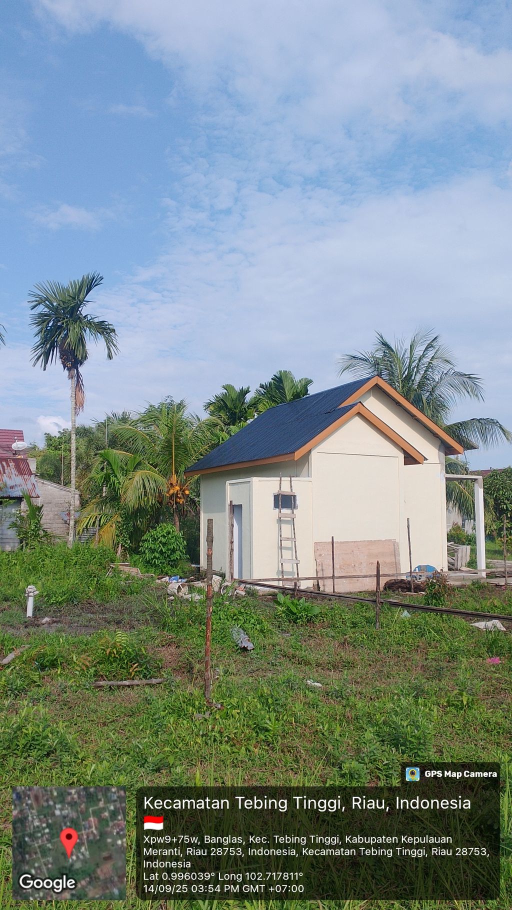 foto posisi tengah perumahan Meranti Ahsan residence II