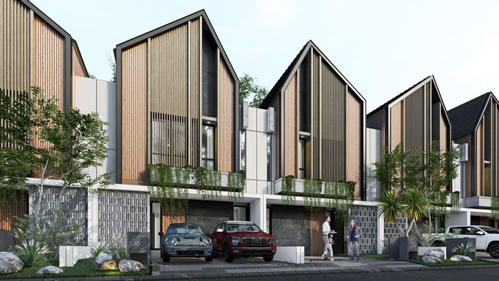 foto tampak rumah tipe D5 perumahan Perumahan Graha Kencana