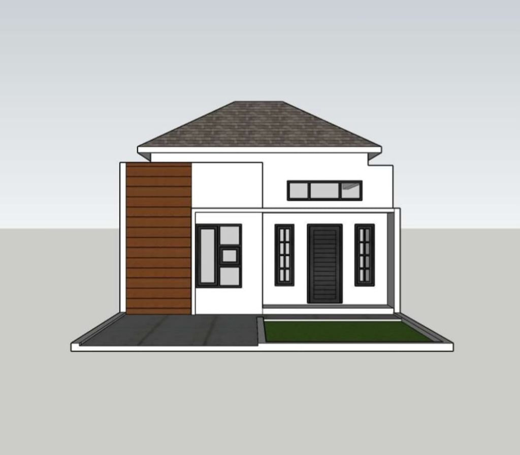 foto tampak rumah tipe 32 perumahan GREEN ZHAFIRA RESIDENCE