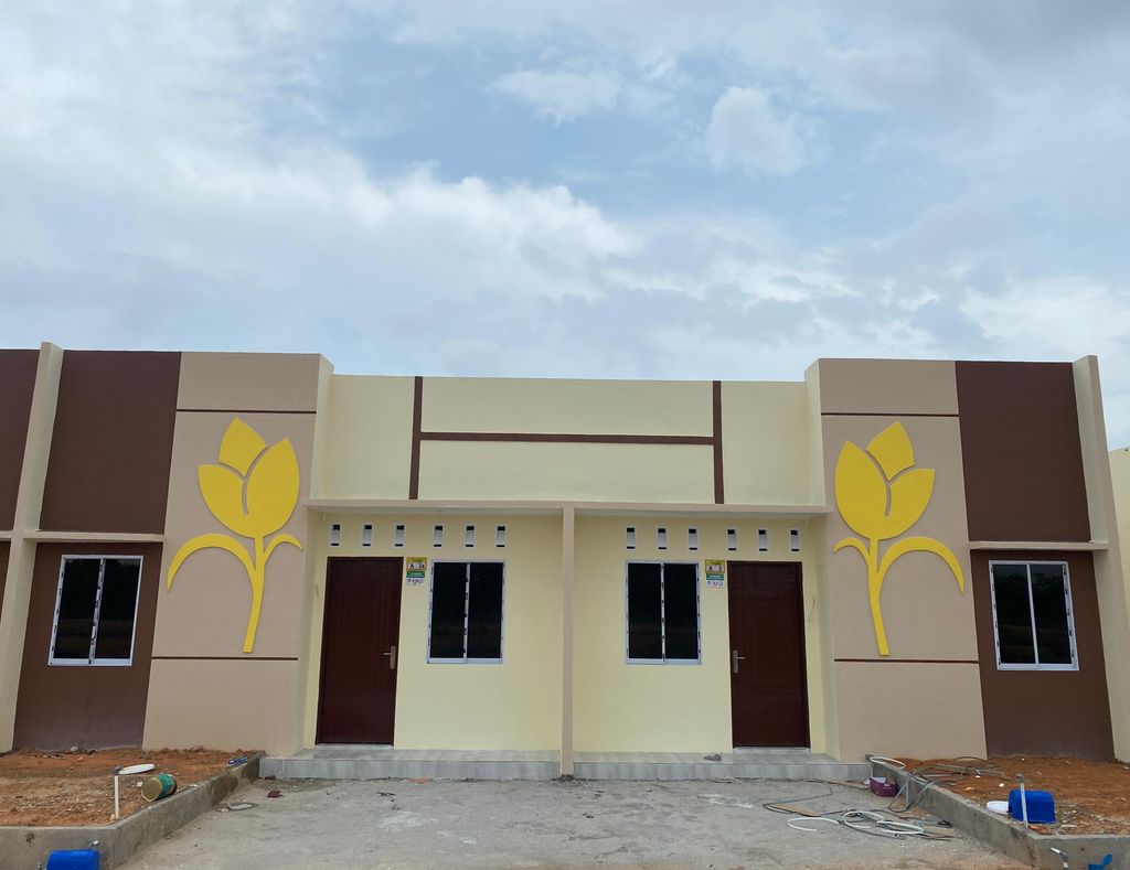 foto tampak rumah tipe 36 perumahan Tulip