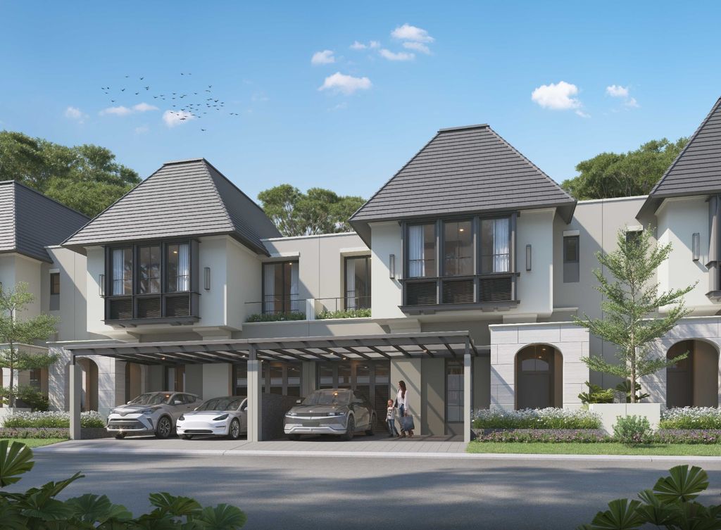 foto tampak rumah tipe EYRE perumahan CITRAGARDEN T2