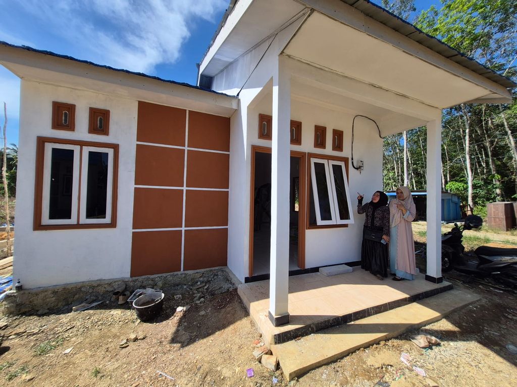 foto tampak rumah tipe 36 perumahan Aneka Mekar Residence
