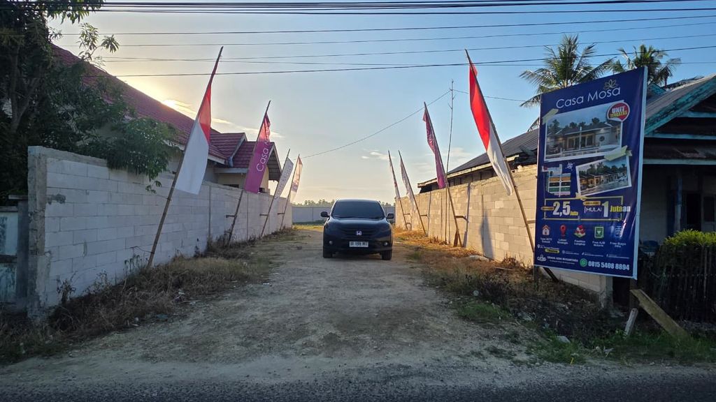 foto gerbang perumahan CASA MOSA