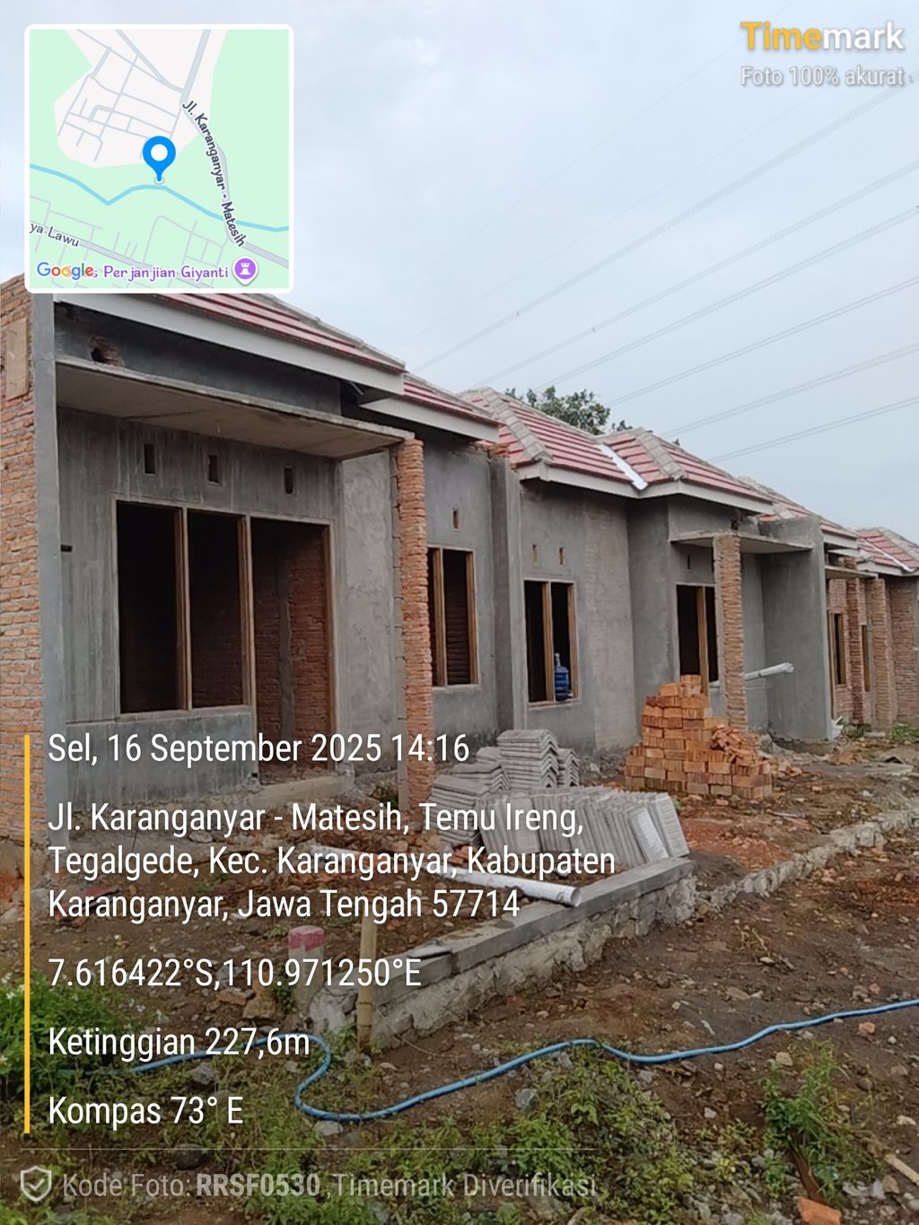 foto posisi tengah perumahan PERUMAHAN MUTIARA CITRA RESIDENCE 2