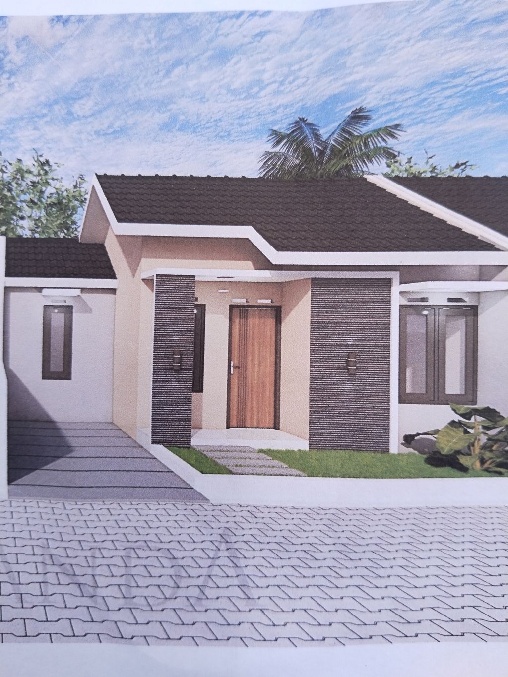 foto contoh rumah perumahan PERUMAHAN MAGANDA KAHURIPAN TEGALGEDE