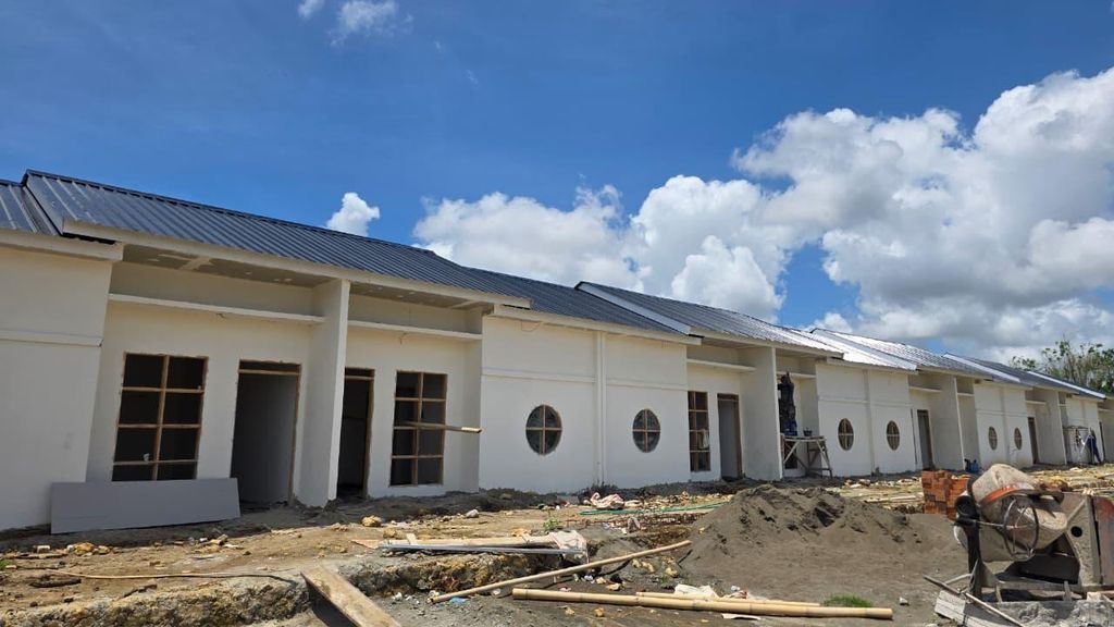 foto posisi tengah perumahan CASA MOSA