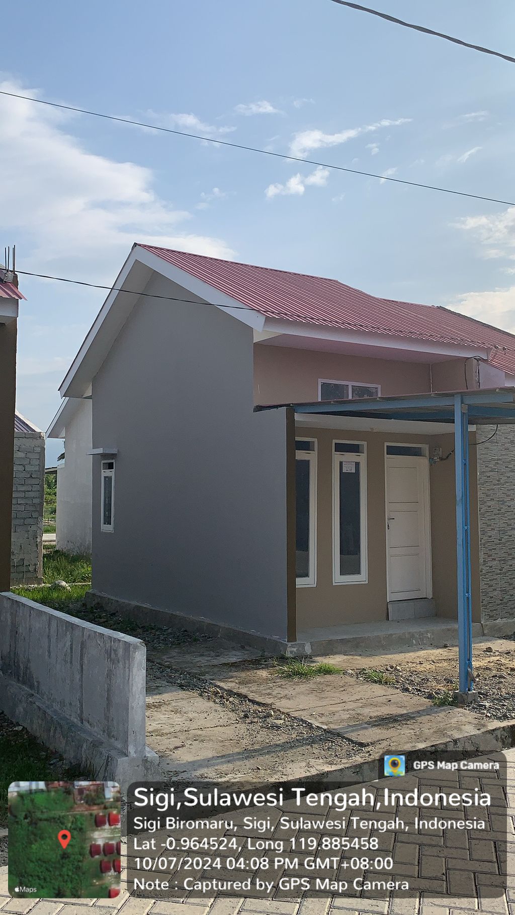 foto tampak rumah tipe 36 perumahan PERUMAHAN KELAPA MAS PERMAI