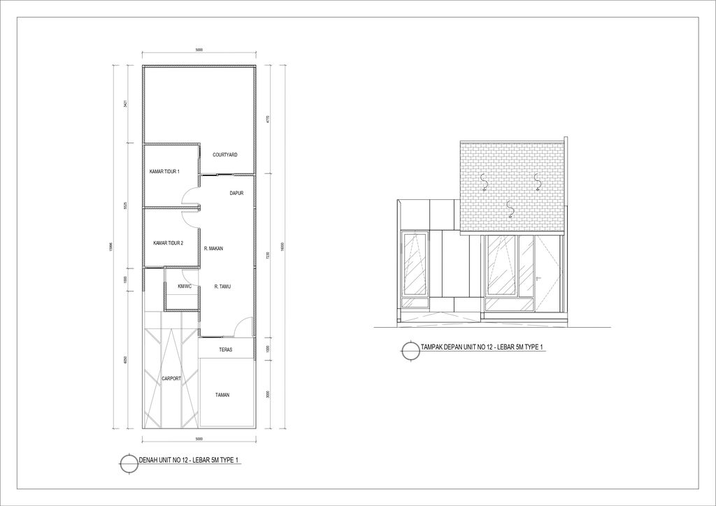 foto denah rumah tipe NEW ANGGANA H15A perumahan GRAND CIKARANG CITY TAHAP 2