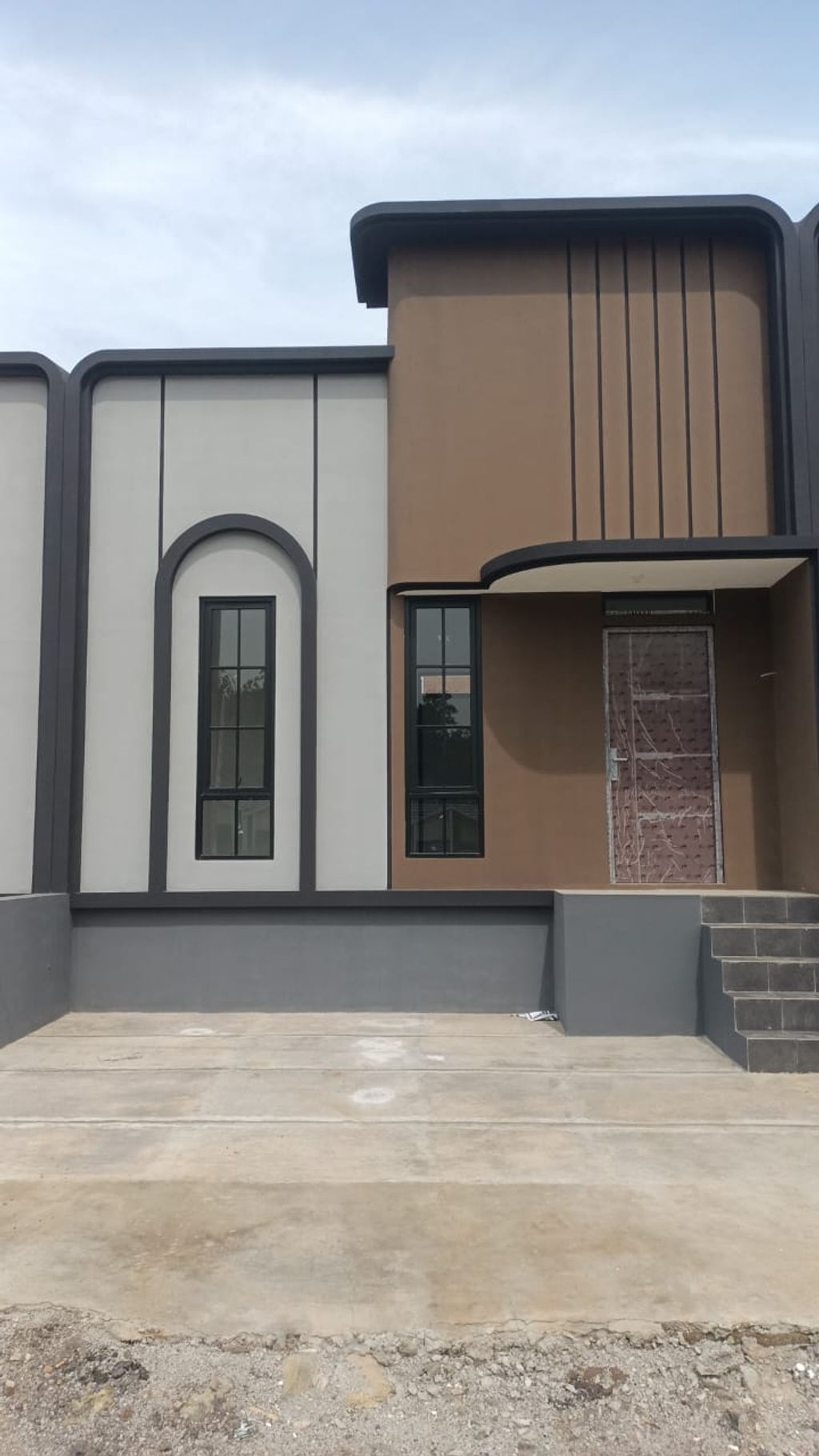 foto tampak rumah tipe 36 1 Lantai Kontur 1m (409) perumahan G-Land Padalarang Valley