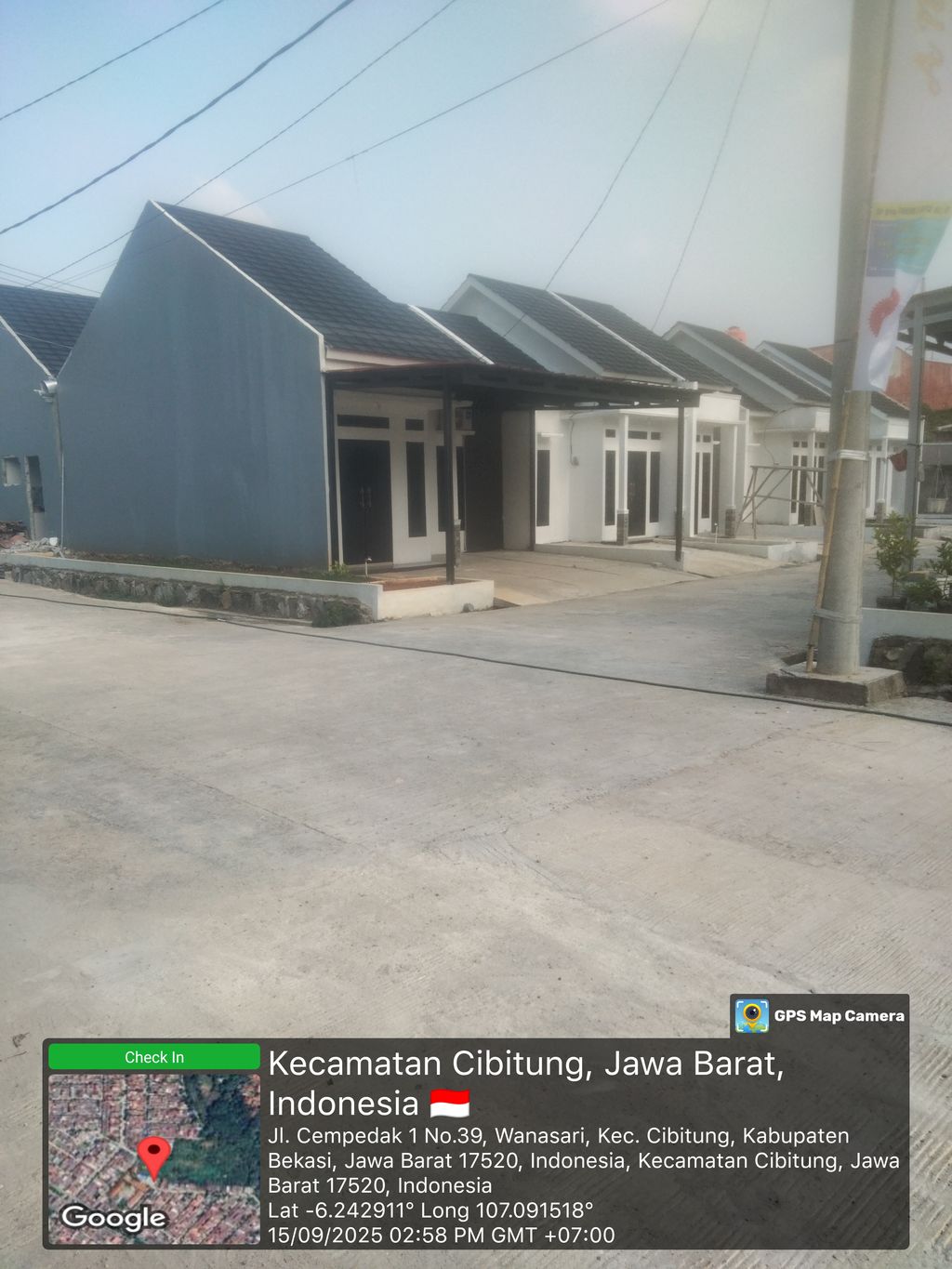 foto posisi tengah perumahan ANVAYA RESIDENCE CIBITUNG