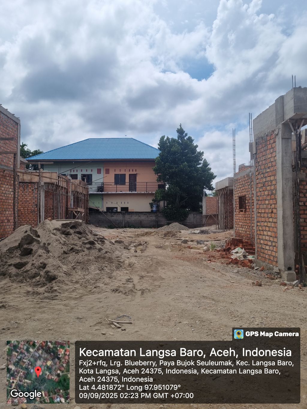 foto gerbang perumahan BLUEBERRY RESIDENCE