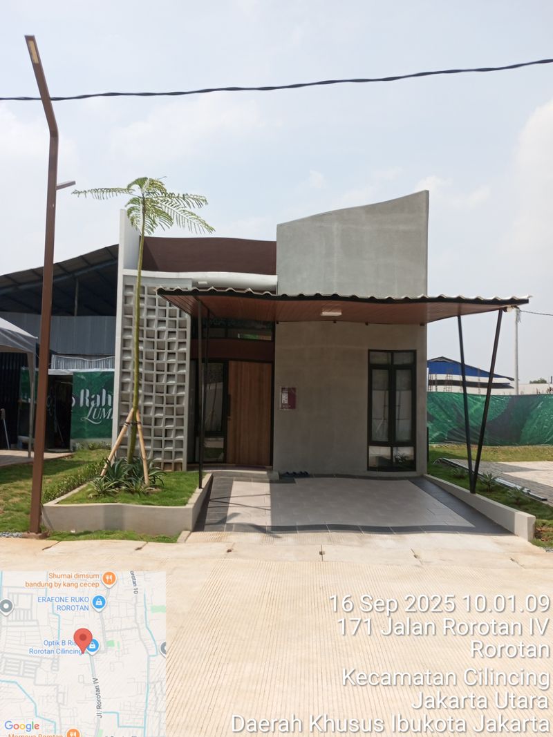 foto contoh rumah perumahan RAHARDJA LUMIERE