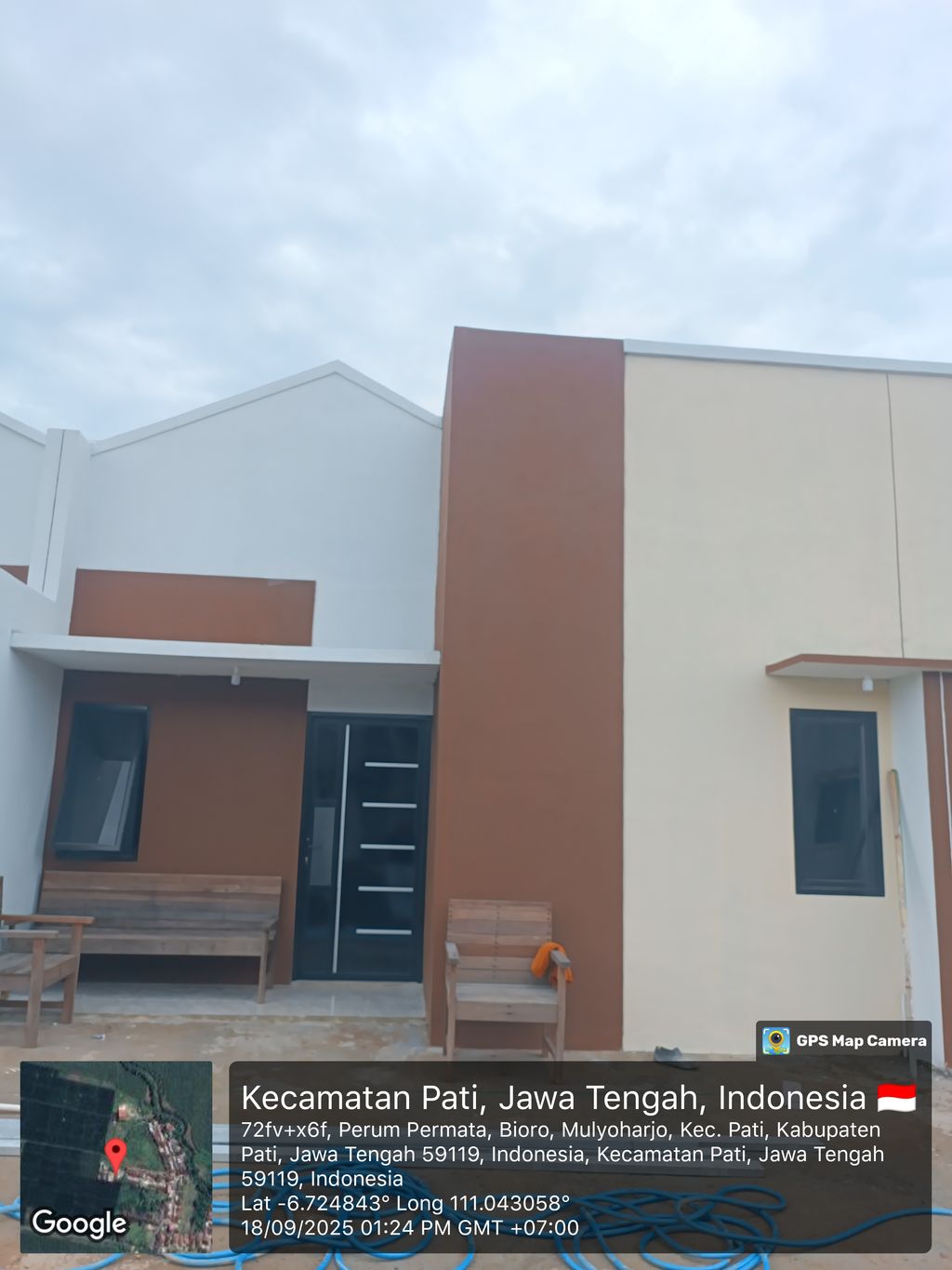 foto tampak rumah tipe 30/60 perumahan perumahan subsidi griya helmina