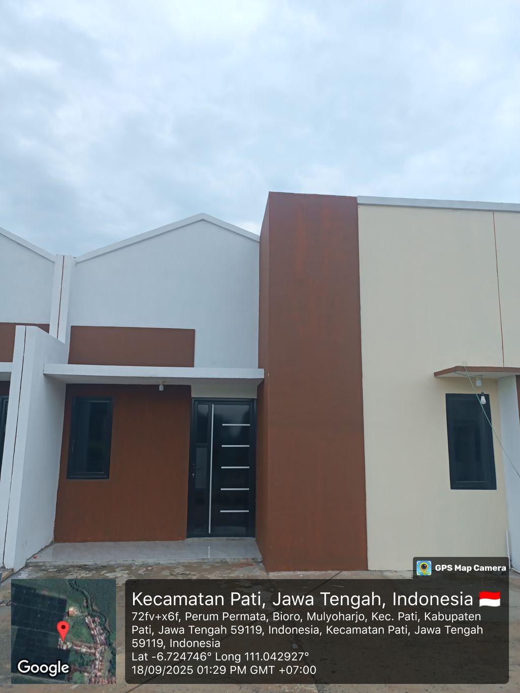 foto tampak rumah tipe 30/60 perumahan perumahan subsidi griya helmina