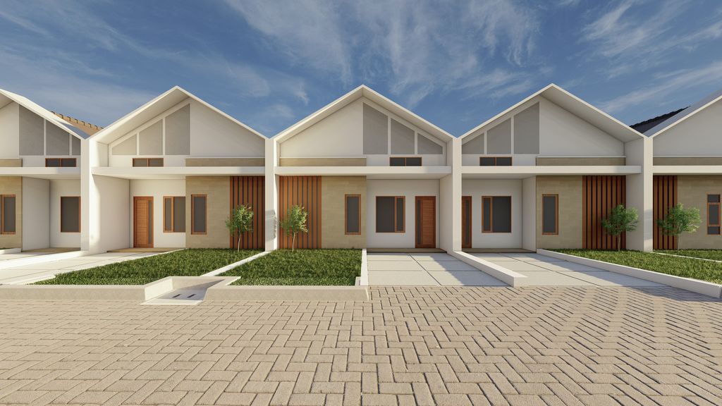 foto tampak rumah tipe 36/79 perumahan Puri Gracia Asri