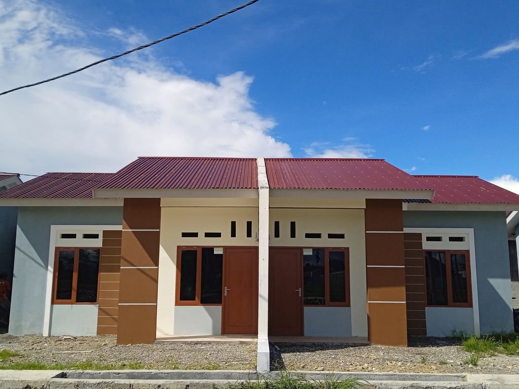 foto tampak rumah tipe T.36 PONDOK AMOR INDAH (subsidi) perumahan Pondok Amor Indah