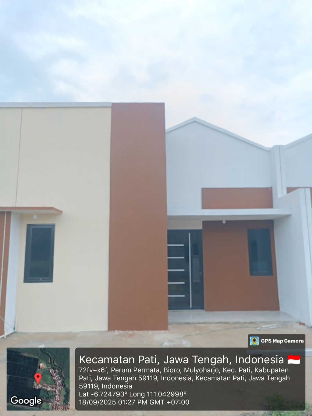 foto tampak rumah tipe 30/60 perumahan perumahan subsidi griya helmina
