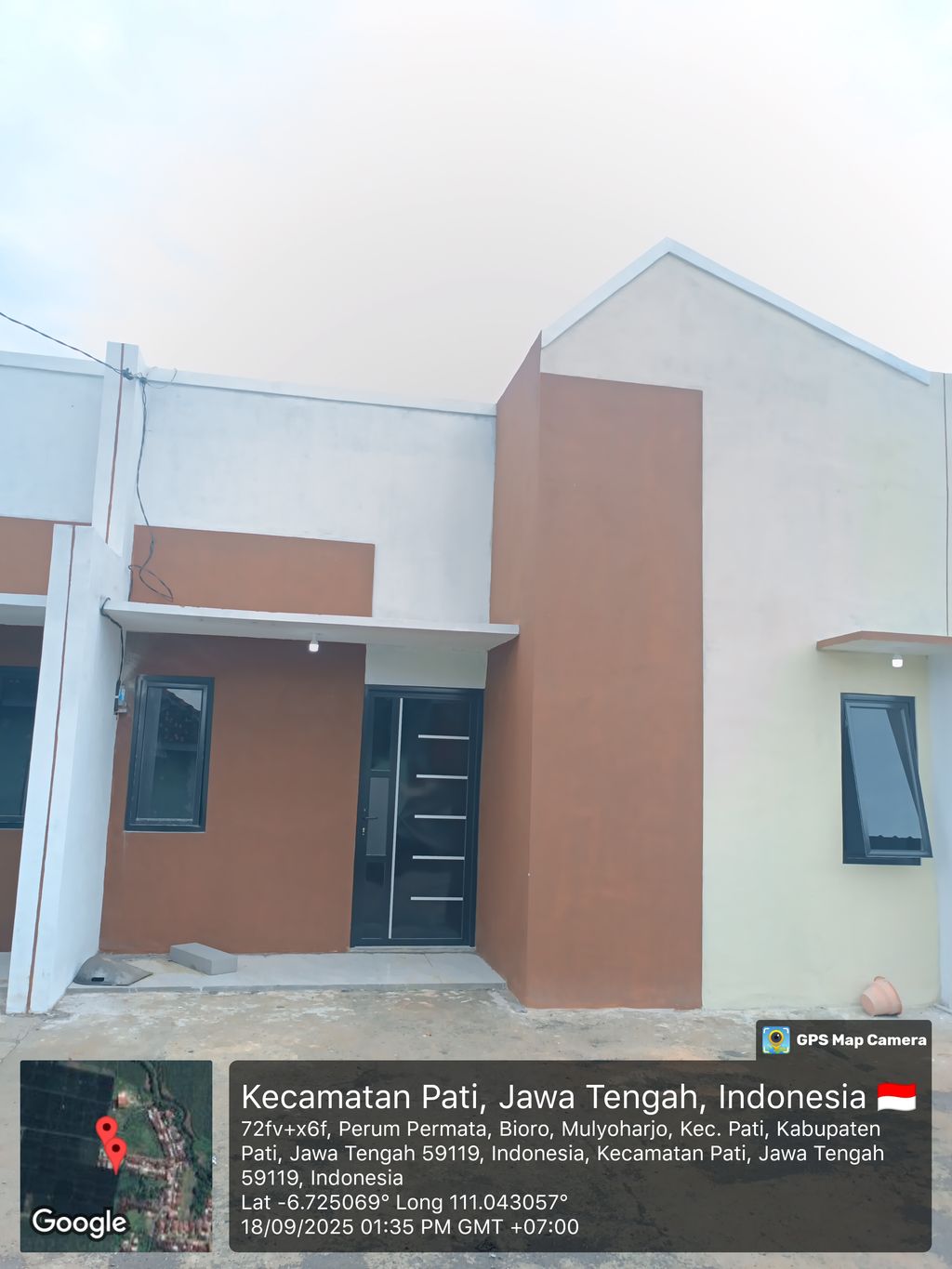 foto tampak rumah tipe 30/60 perumahan perumahan subsidi griya helmina