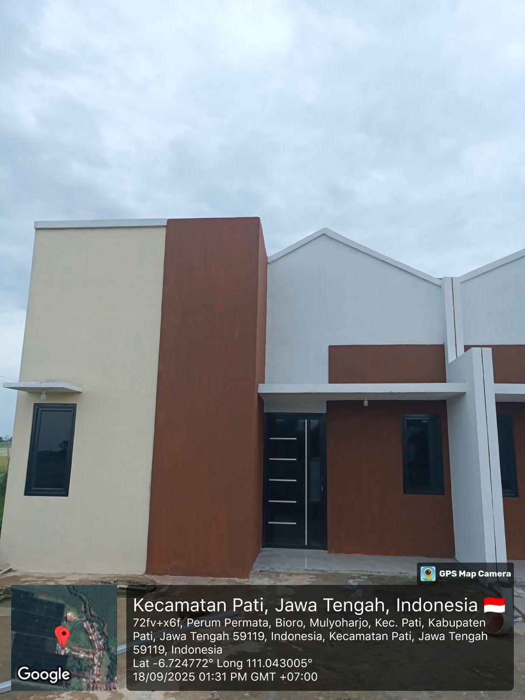 foto tampak rumah tipe 30/60 perumahan perumahan subsidi griya helmina