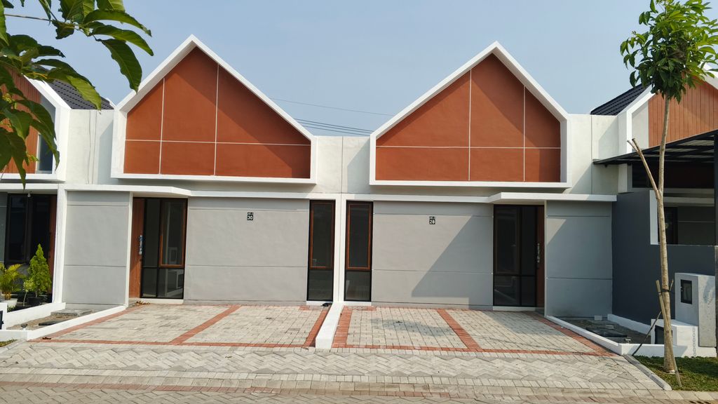 foto tampak rumah tipe NEO ALEXA perumahan GRAND ALEXANDRIA 2