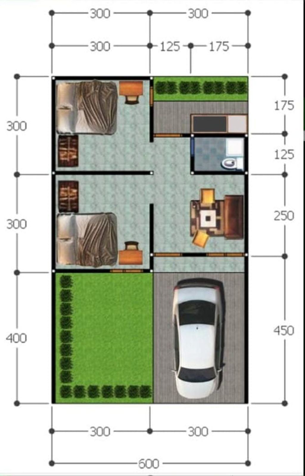 foto denah rumah tipe Adhi Rajasa perumahan Perumahan Subsidi Adhi Rajasa 1 Tahap 2