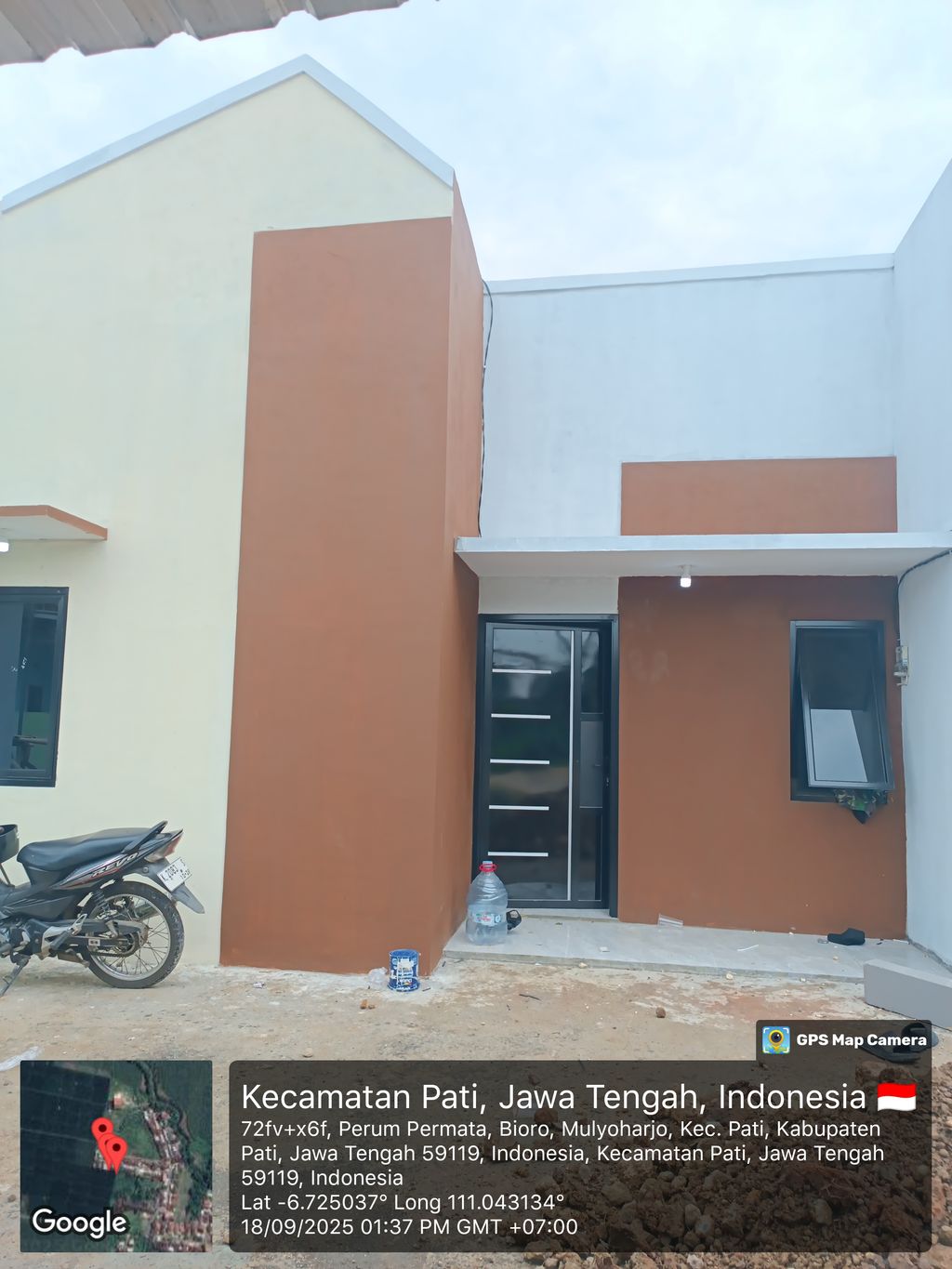 foto tampak rumah tipe 30/60 perumahan perumahan subsidi griya helmina