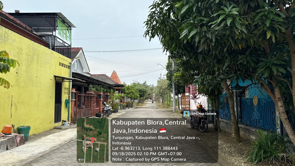 foto posisi tengah perumahan Tunjungan Park Residence