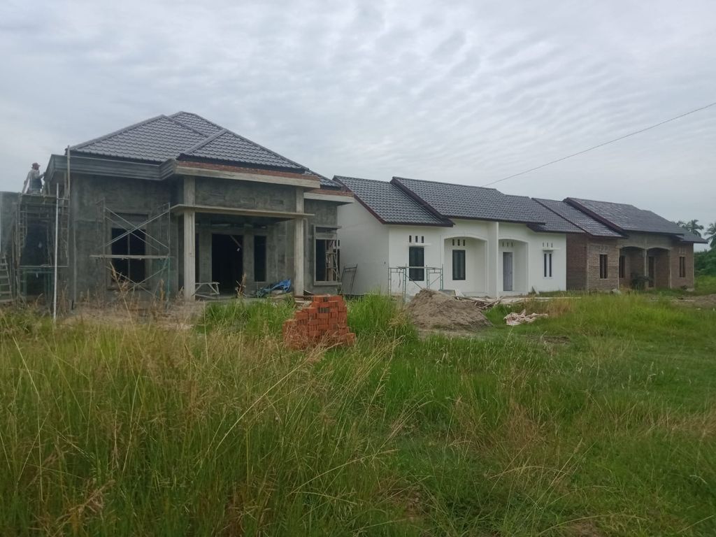 foto posisi tengah perumahan BUMI LAND