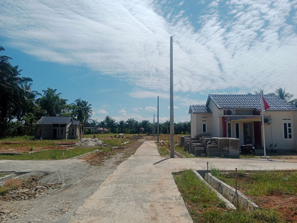 foto posisi tengah perumahan GREEN AL-FATH 4