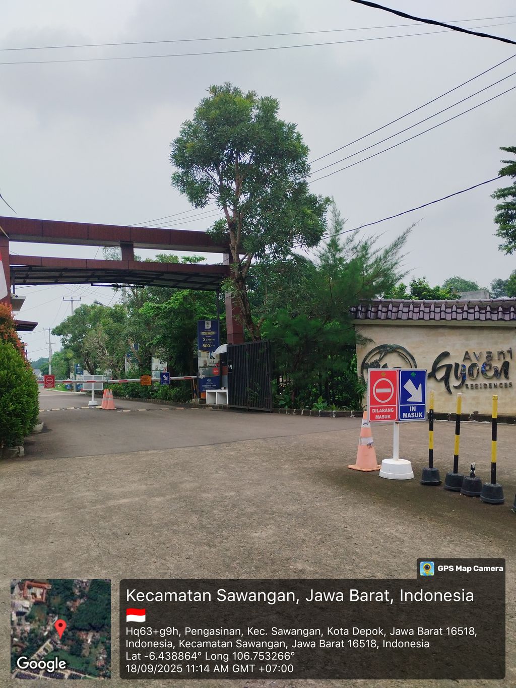 foto gerbang perumahan Avani Gyoen Residence Tahap 4