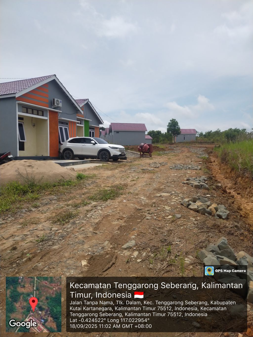 foto posisi tengah perumahan Aulia Permai Residence