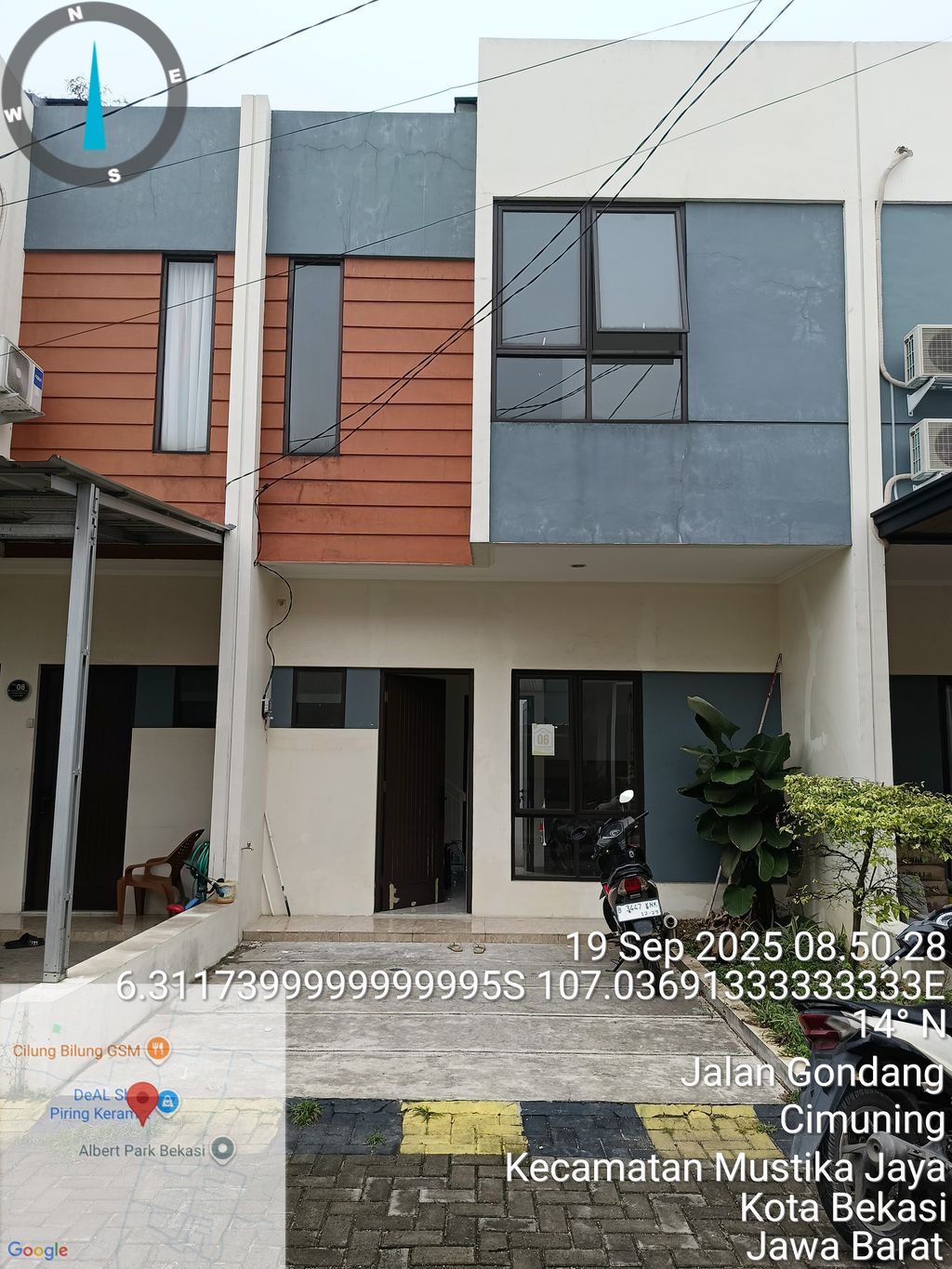 foto tampak rumah tipe 47/50 Meter2 perumahan ROYAL GRANDWIS