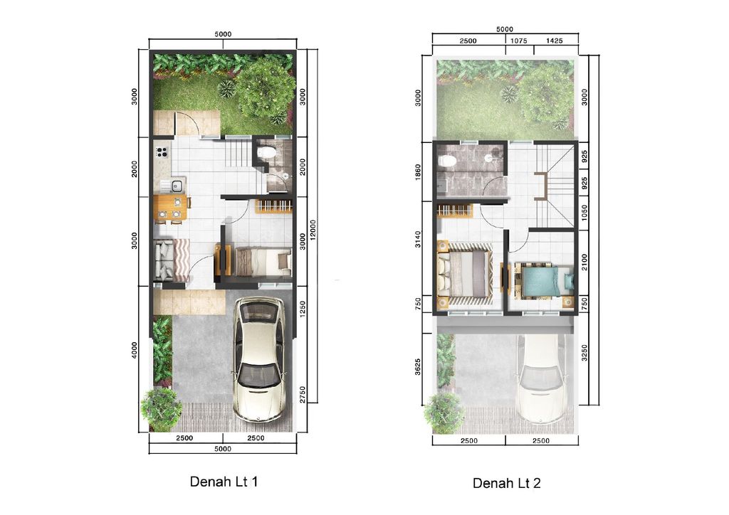 foto denah rumah tipe AGNIA NON STD 2 perumahan Avana Residence