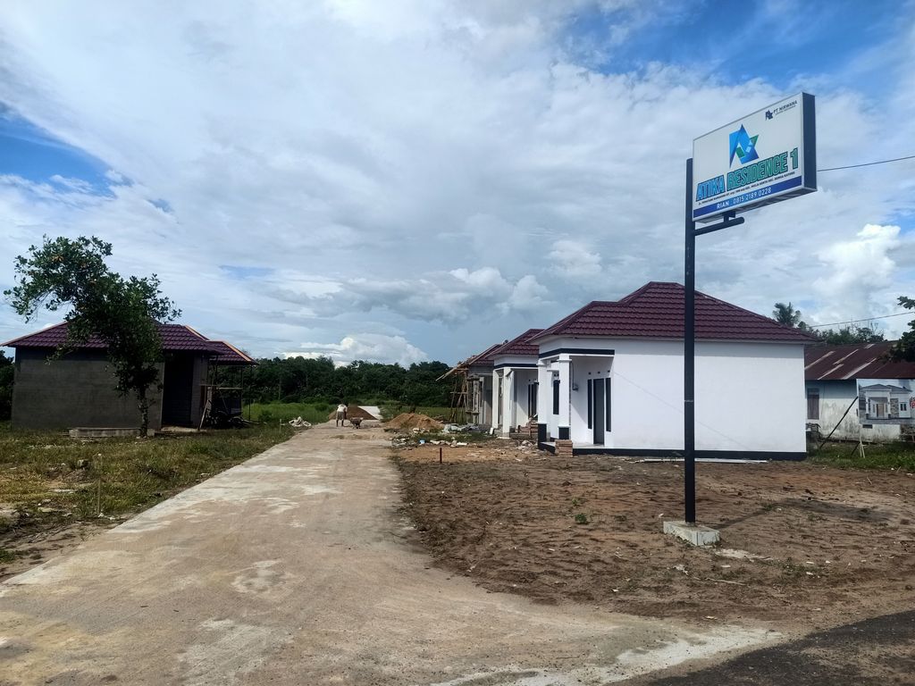 foto posisi tengah perumahan Atika residence